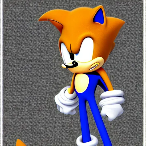 Image similar to my sonic oc i made, no copying allowed, deviantart