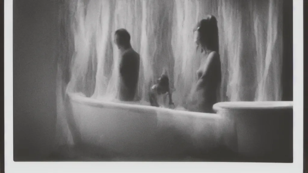 Image similar to polaroid connecting bath apparition