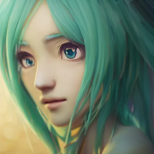 Prompt: Beautiful hatsune miku in real life, face centered portrait, Confident, fog, rain, volumetric lighting, beautiful, golden hour, sharp focus, ultra detailed, cgsociety by Leesha Hannigan, Ross Tran, Thierry Doizon, Kai Carpenter,Ignacio Fernández Ríos