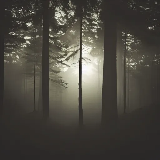 Image similar to a forest inside a deer silouette