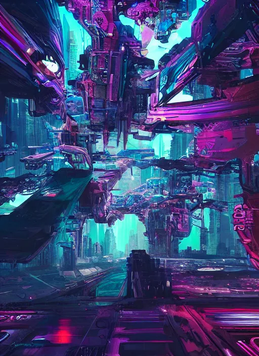 Image similar to silicon valley virtual reality 1 0 th anniversary, cyberpunk art by android jones, cyberpunk art by beeple!!!, synthwave, darksynth, quantum tracerwave, wireframes, trending on artstation