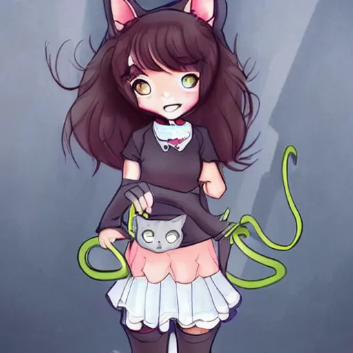 Image similar to catgirl