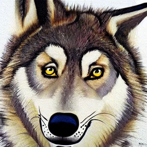 Image similar to Balto 🐺🎨🖌️