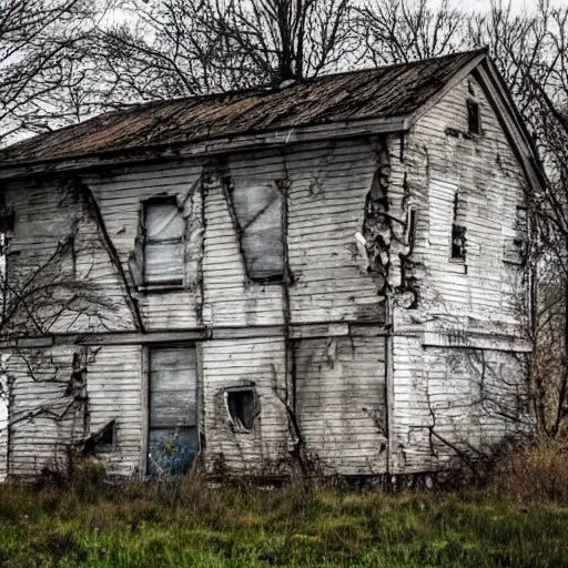 Image similar to a huge abandon house