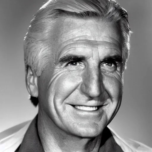 Prompt: Leslie Nielsen