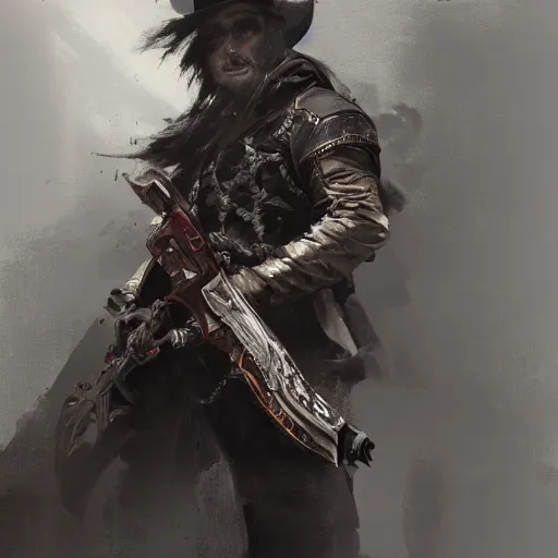 Prompt: painting of the ace of spades as an abstract wild west drawing, concept art, dramatic lighting, digital art, 8 k, extremely detailed, drawn by ruan jia