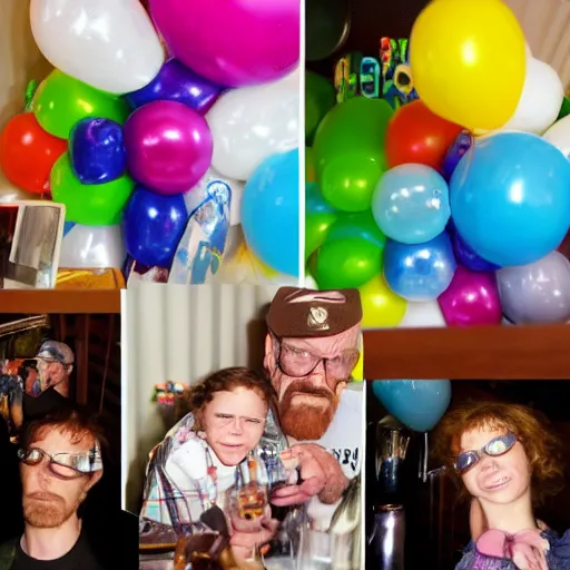 Image similar to birthday party photos of walter white