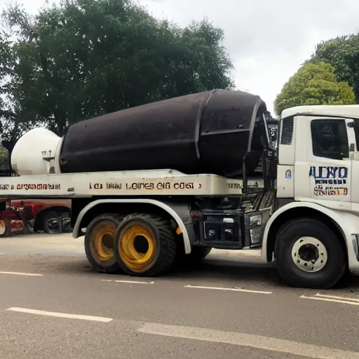 Image similar to london machinery, cement truck