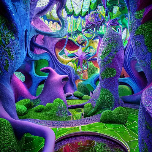 Image similar to stars lush art airbush cinematic nature photography cryengine render rich by lisa frank, antoni gaudi, john stephens, alex grey, m. c. escher, tim white, frank gehry, tomasz alen kopera