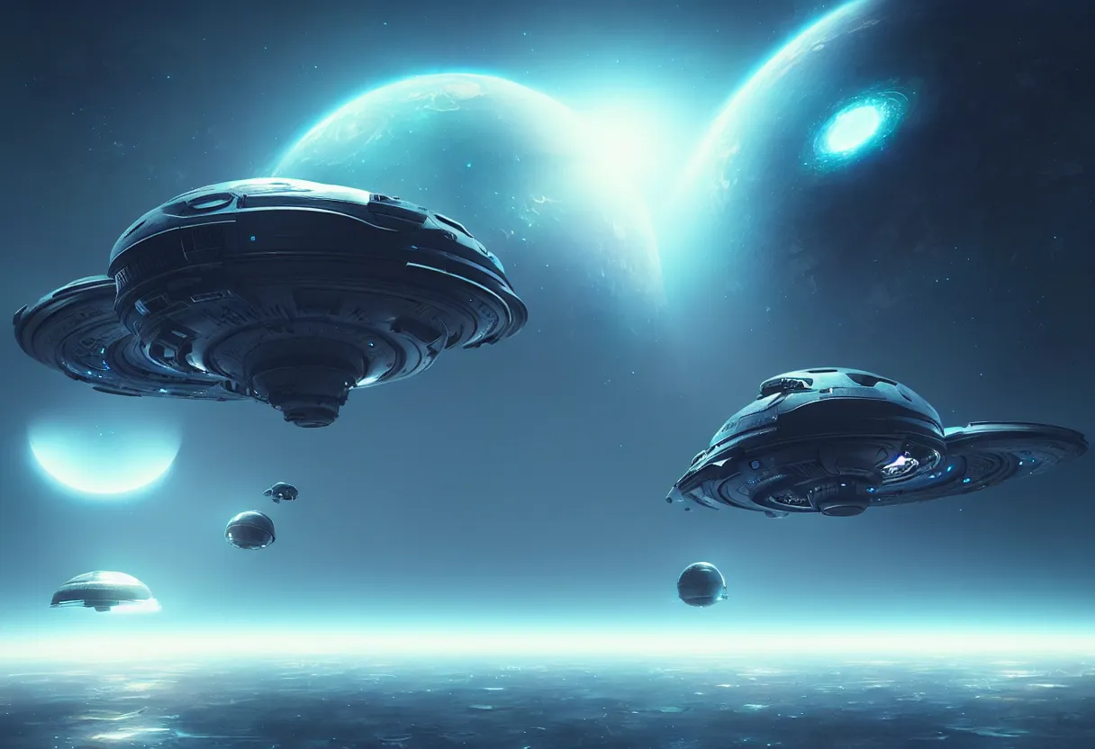 Image similar to alien space ship flying in space, matte painting, beautiful render, octane render, concept art by wlop