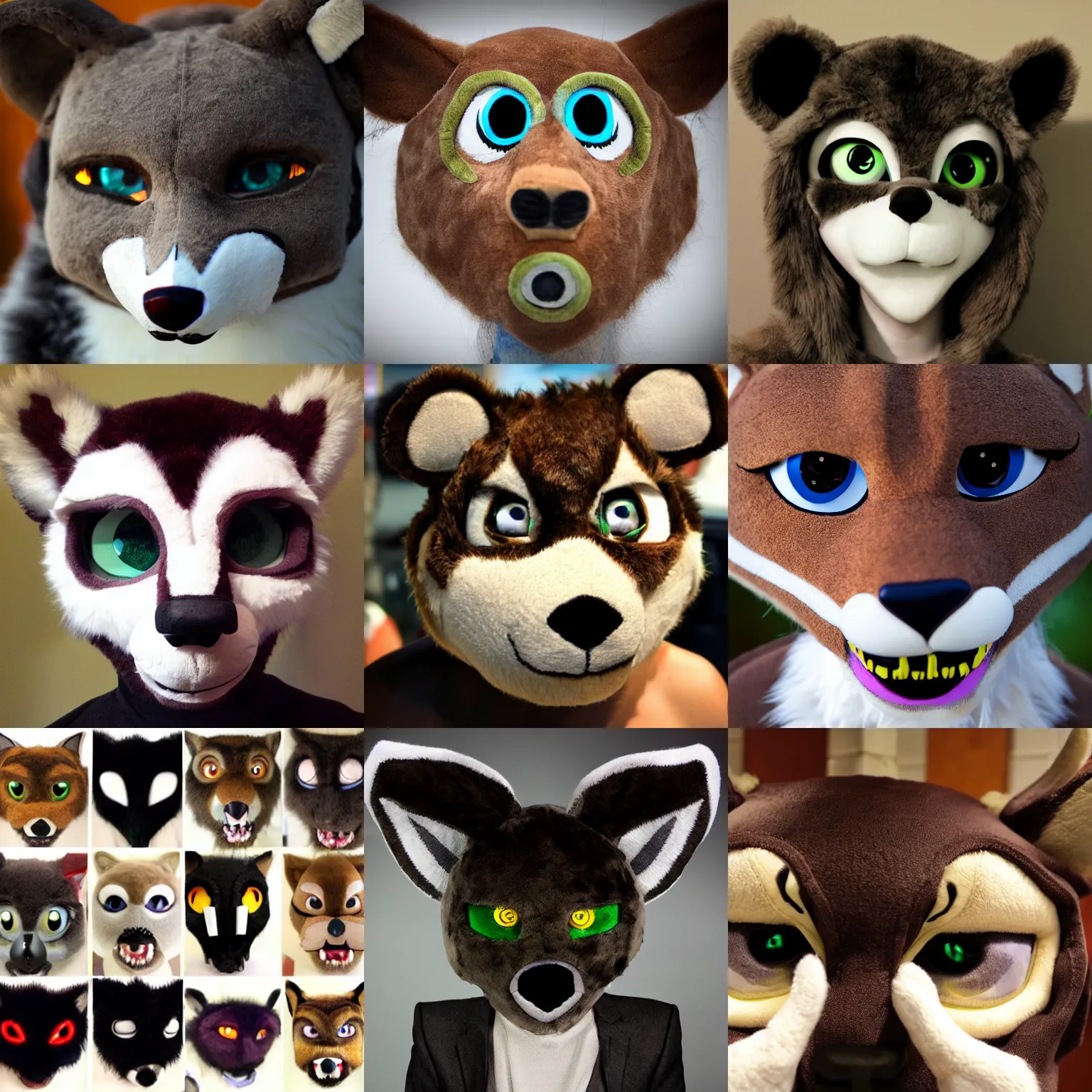 Prompt: the eyes of a fursuiting god