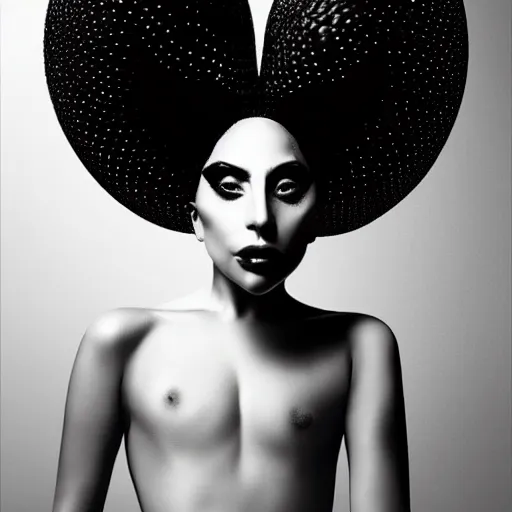 Image similar to lady gaga artpop act ii, album cover, inez and vinoodh artpop photoshoot, lady gaga with her venus hair