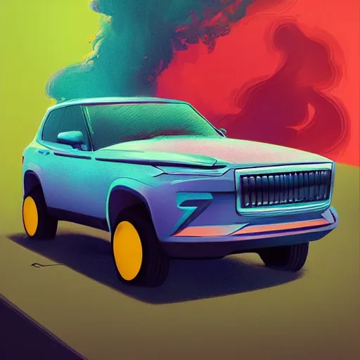 Image similar to new car for 2 0 3 2. style by petros afshar, christopher balaskas, goro fujita, and rolf armstrong. car design by dmc, volvo, gmc, and toyota.