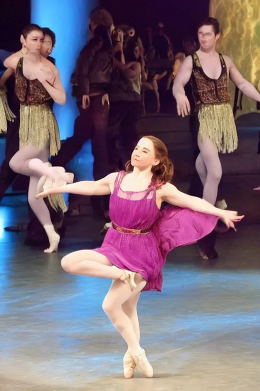 Prompt: Emilia Clarke as a dancer