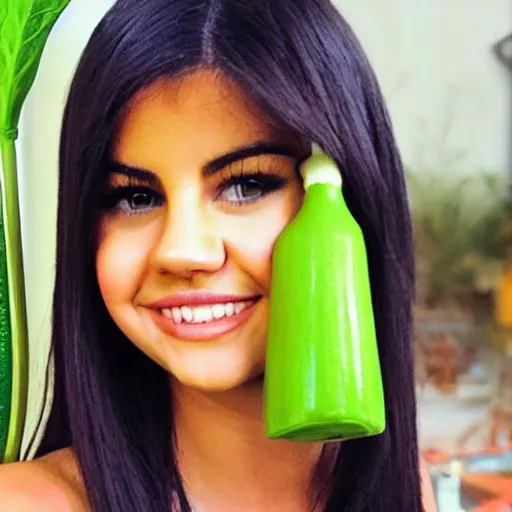 photo of human celery as selena gomez | Stable Diffusion | OpenArt