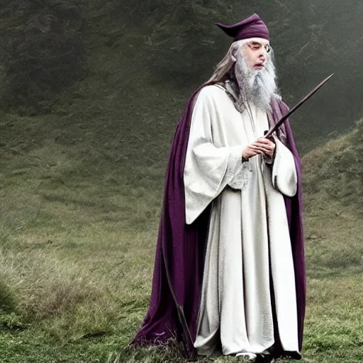 Image similar to Timothée Chalamet as Dumbledore in Harry Potter