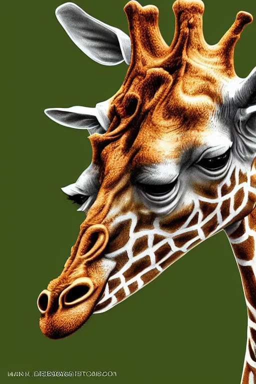 Image similar to mark zuckerberg giraffe, highly detailed, digital art, sharp focus, trending on art station