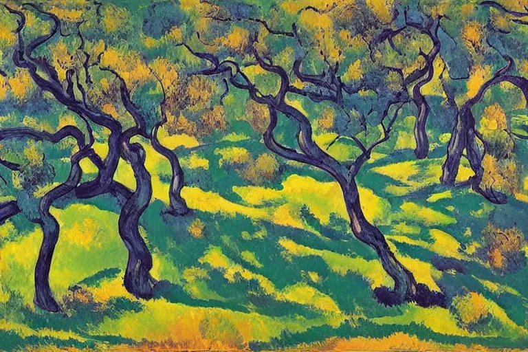 Image similar to masterpiece painting of oak trees on a hillside overlooking a creek, bypatrick heron patrick nagel, patrick nasmyth patrick pietropoli patrick pye patrick woodroffe paul bird paul bodmer paul bril paul cadmus paul cezanne paul cornoyer paul cezanne paul davis