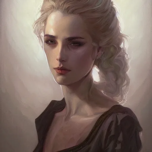 Image similar to a painting in the style of charlie bowater, and in the style of donato giancola, and in the style of stephen bauman. smooth, sharp focus, semi - realism.