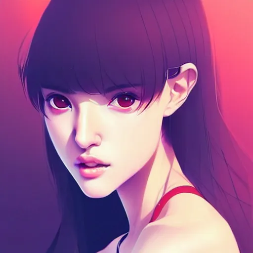 Image similar to a beautiful young japanese natalie portman alluring instagram model in crop top, by guweiz and wlop and ilya kuvshinov and artgerm, symmetrical eyes, aesthetic, gorgeous, stunning, alluring, attractive, artstation, deviantart, pinterest, digital art