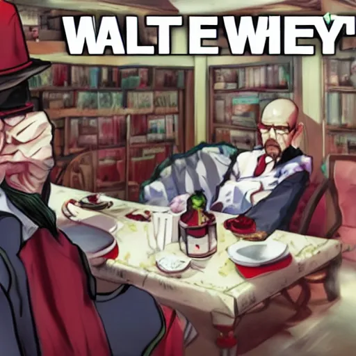 Prompt: walter white in touhou