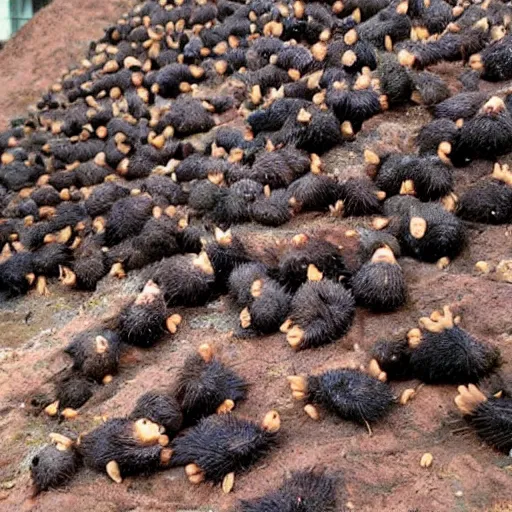 Image similar to a ton of moles