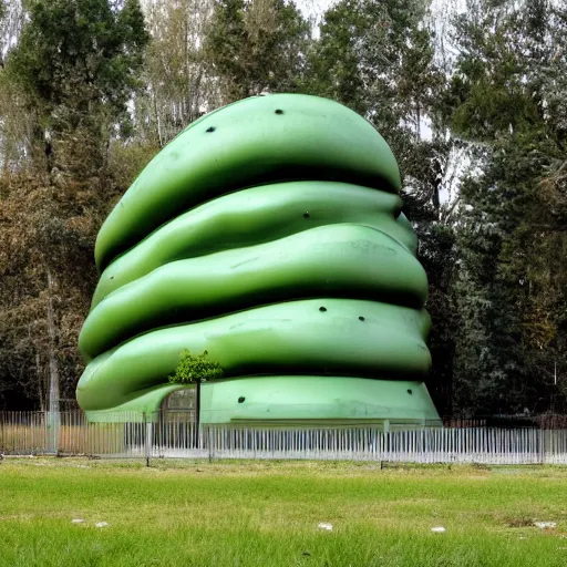 a building shaped like a pickle Stable Diffusion OpenArt