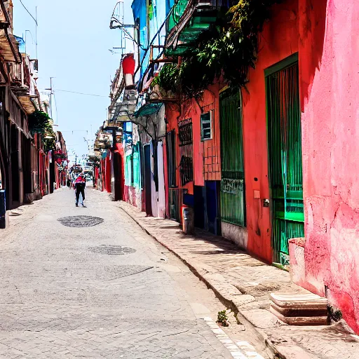 Image similar to streets of a argentinian city