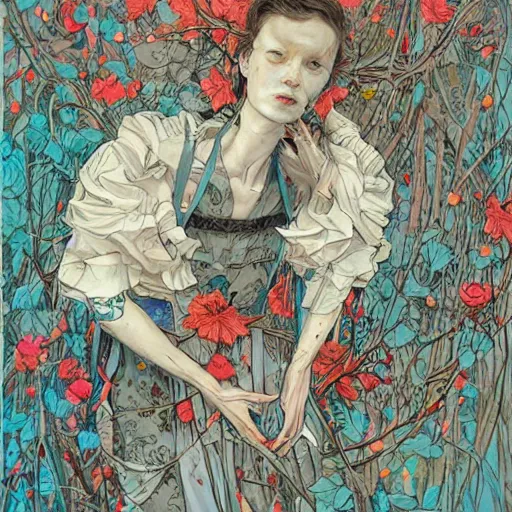 Image similar to by james jean,