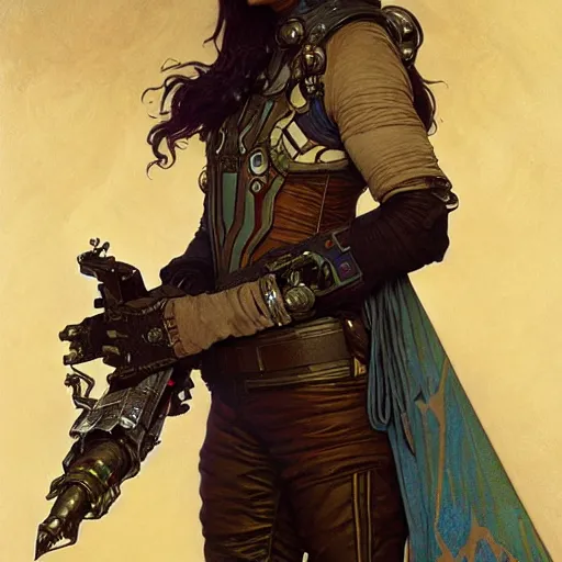 ArtStation - Audrey, The Bounty Hunter from the Future