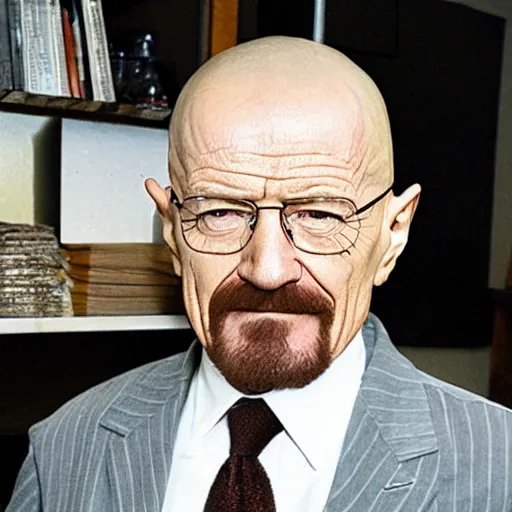 Prompt: walter white 8 5 years old