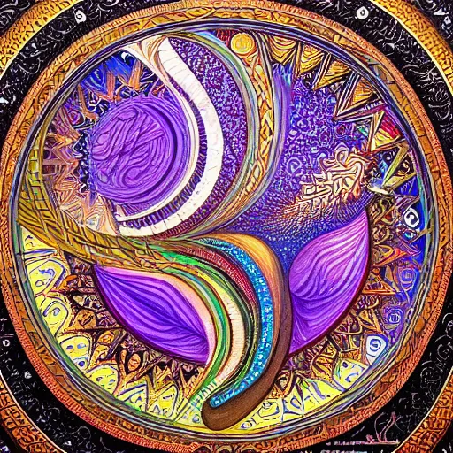 Image similar to art by john stephens and alex gray