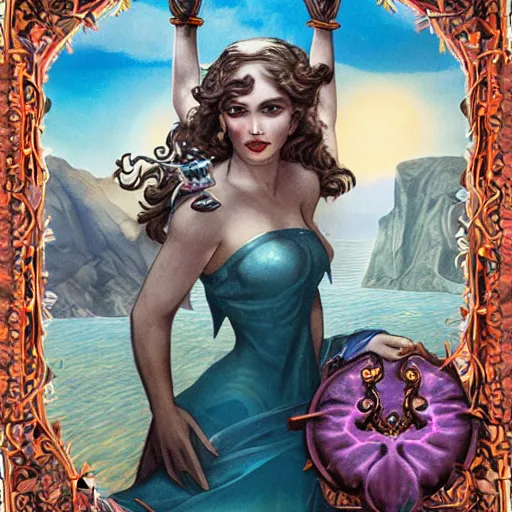 Image similar to sorceress circe of the odyssey