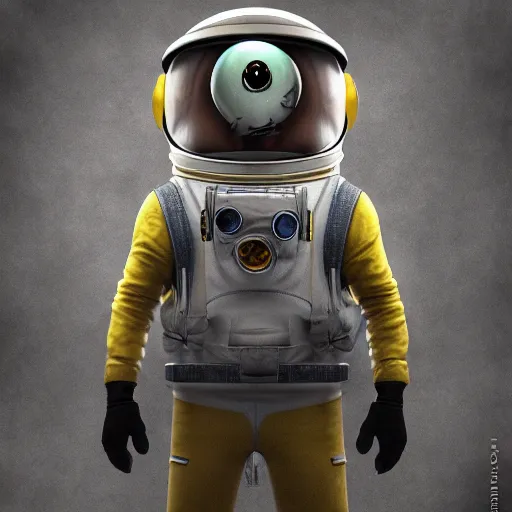 Prompt: an astronaut minion, digital art, trending on artstation, HDR