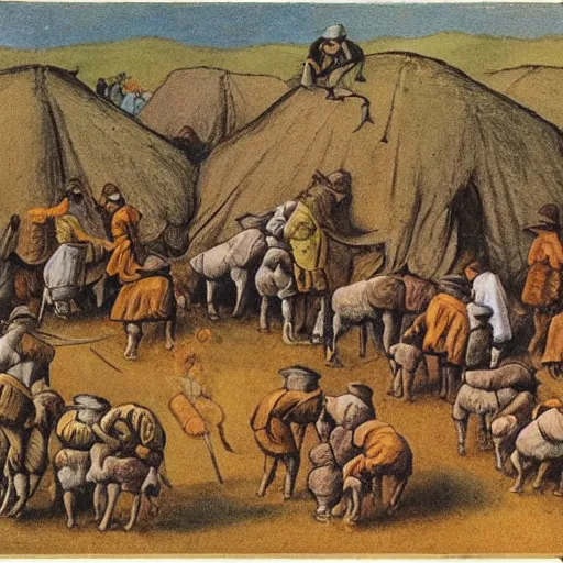 Image similar to dung covered peasant convention