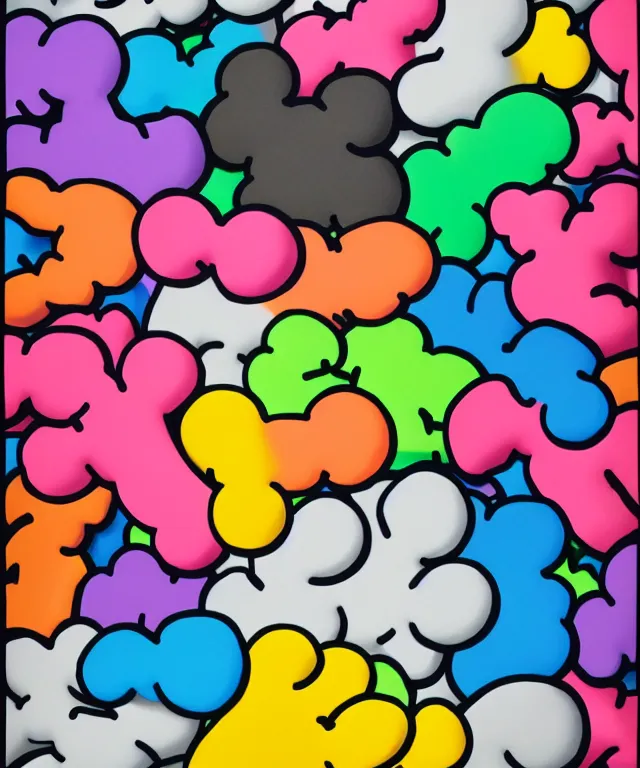 Image similar to kaws artwork