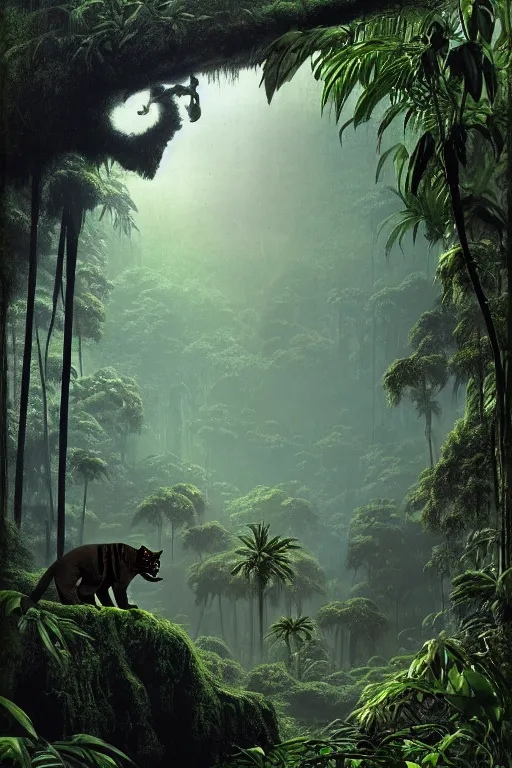 queen of the jungle, 4 k, intricately detailed, jaw | Stable Diffusion ...