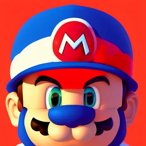 Image similar to face icon stylized minimalist super mario bros., loftis, cory behance hd by jesper ejsing, by rhads, makoto shinkai and lois van baarle, ilya kuvshinov, rossdraws global illumination