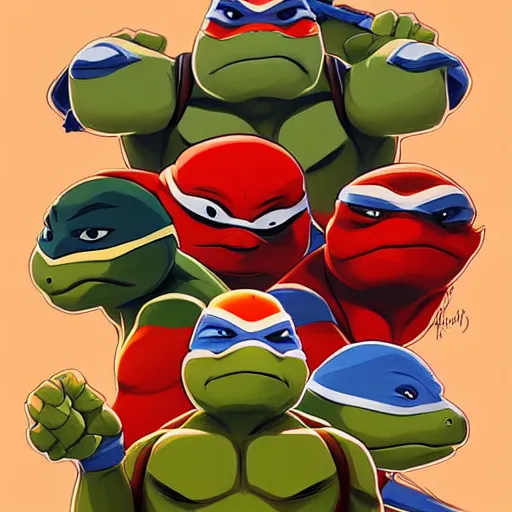 Image similar to face icon stylized minimalist teenage mutant ninja turtles, loftis, cory behance hd by jesper ejsing, by rhads, makoto shinkai and lois van baarle, ilya kuvshinov, rossdraws global illumination