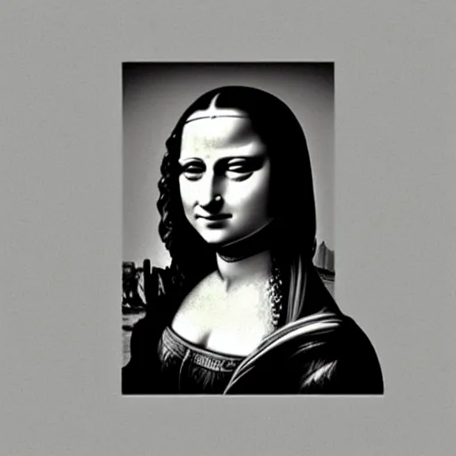 Image similar to monalisa in the style of emma watson