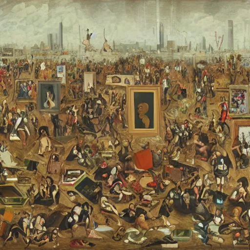 Image similar to decadence of the insufficient, featured in Museum of Modern Art