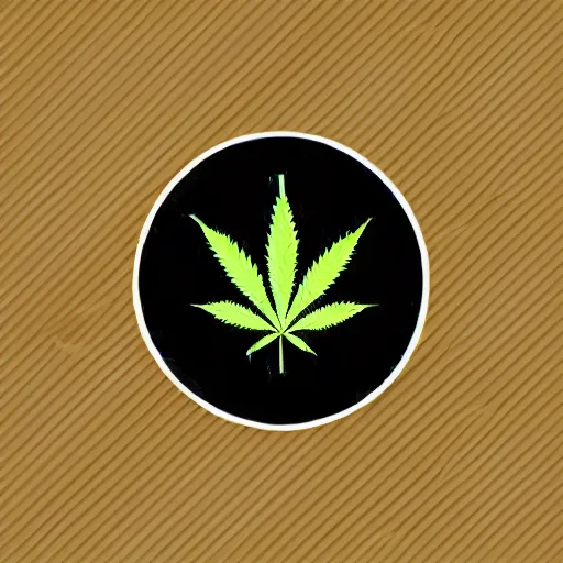 Prompt: Weed logo illustration, marijuana icon, vector design, company artstyle