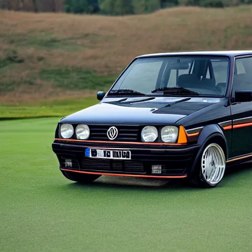 Image similar to golf mk 2 with 1 8 0 0 turbo