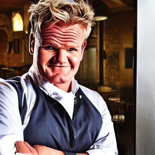 Prompt: overweight gordon ramsey