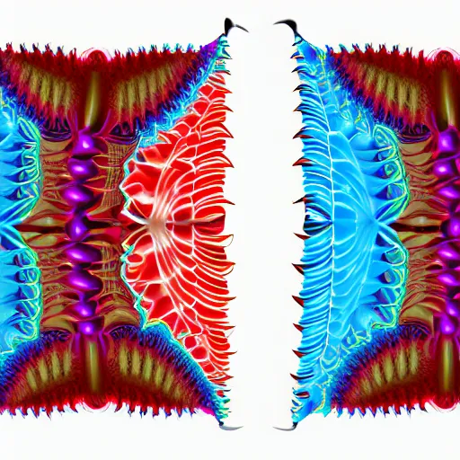 Image similar to infinite teeth fractal labarynth dmt