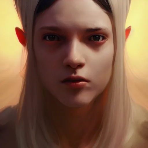 Image similar to Portrait of an Arcturian with large almond shaped pure white eyes, huggy wuggy from poppy playtime video game, fullbody, ultra high detailed, oil painting, Greg Rutkowski, Charlie Bowater, Yuumei, Yanjun Cheng, unreal 5, DAZ, hyperrealistic, octane render, RPG portrait, dynamic lighting, fantasy art, beautiful face