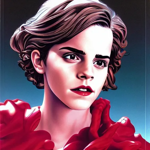 Image similar to emma watson by artgem by brian bolland by alex ross by artgem by brian bolland by alex rossby artgem by brian bolland by alex ross by artgem by brian bolland by alex ross