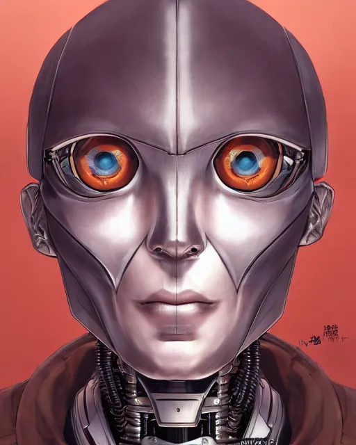 Prompt: portrait of a robot, sketch, artstation trending, high detail, focus, smooth, creepy, by yusuke murata, takehiko inoue, hiroya oku, makoto yukimura, shinichi sakamoto, kousuke oono