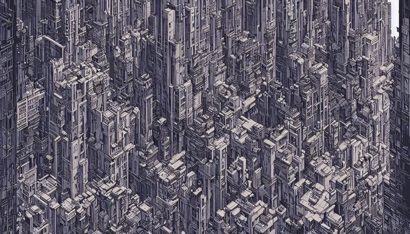 Prompt: cityscape by laurie greasley, futuristic by josan gonzalez, sharp focus, highly detailed digital painting illustration, concept art, masterpiece