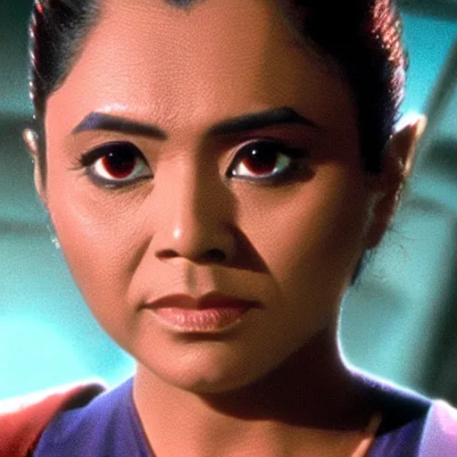 Image similar to chtullu as a character on star trek, tv still, 4k,